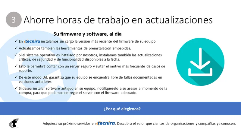 3. Ahorre horas de trabajo en actualizaciones