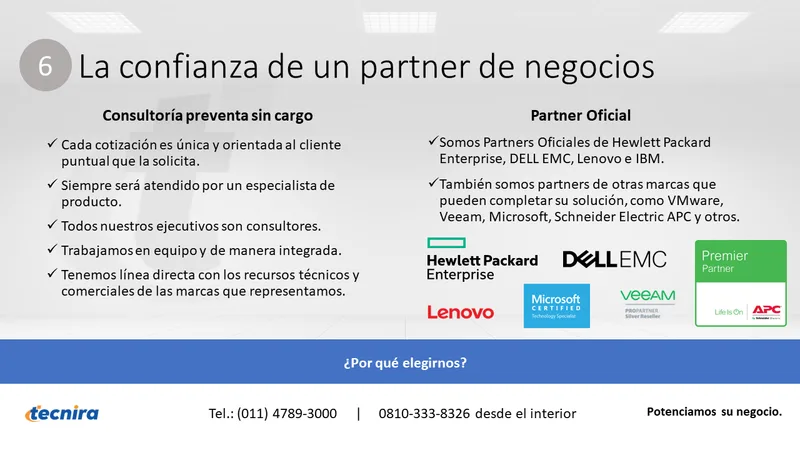6. La confianza de un partner de negocios