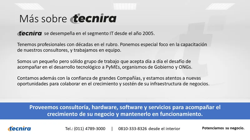 Más sobre Tecnira